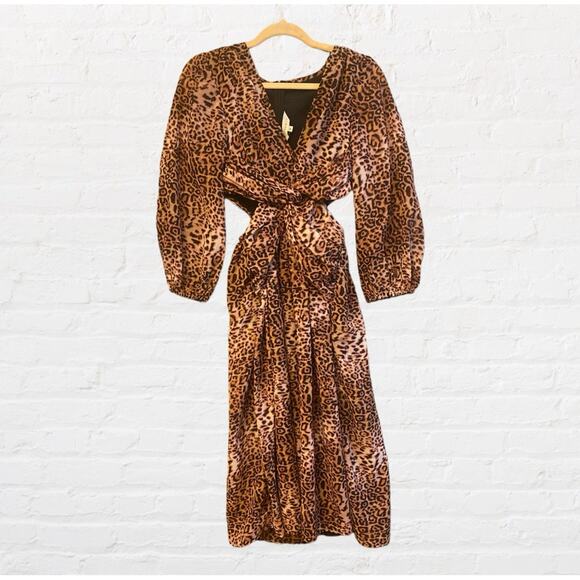 NEW Anthropologie Ranna Gill leopard print dress - Picture 2 of 12
